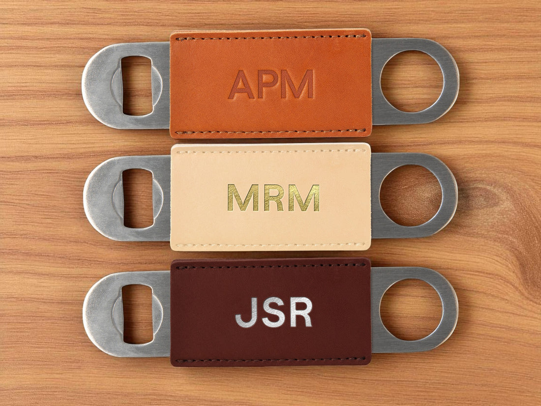 Leather Wrapped Bottle Opener