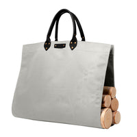 Personalized Canvas Log Carrier