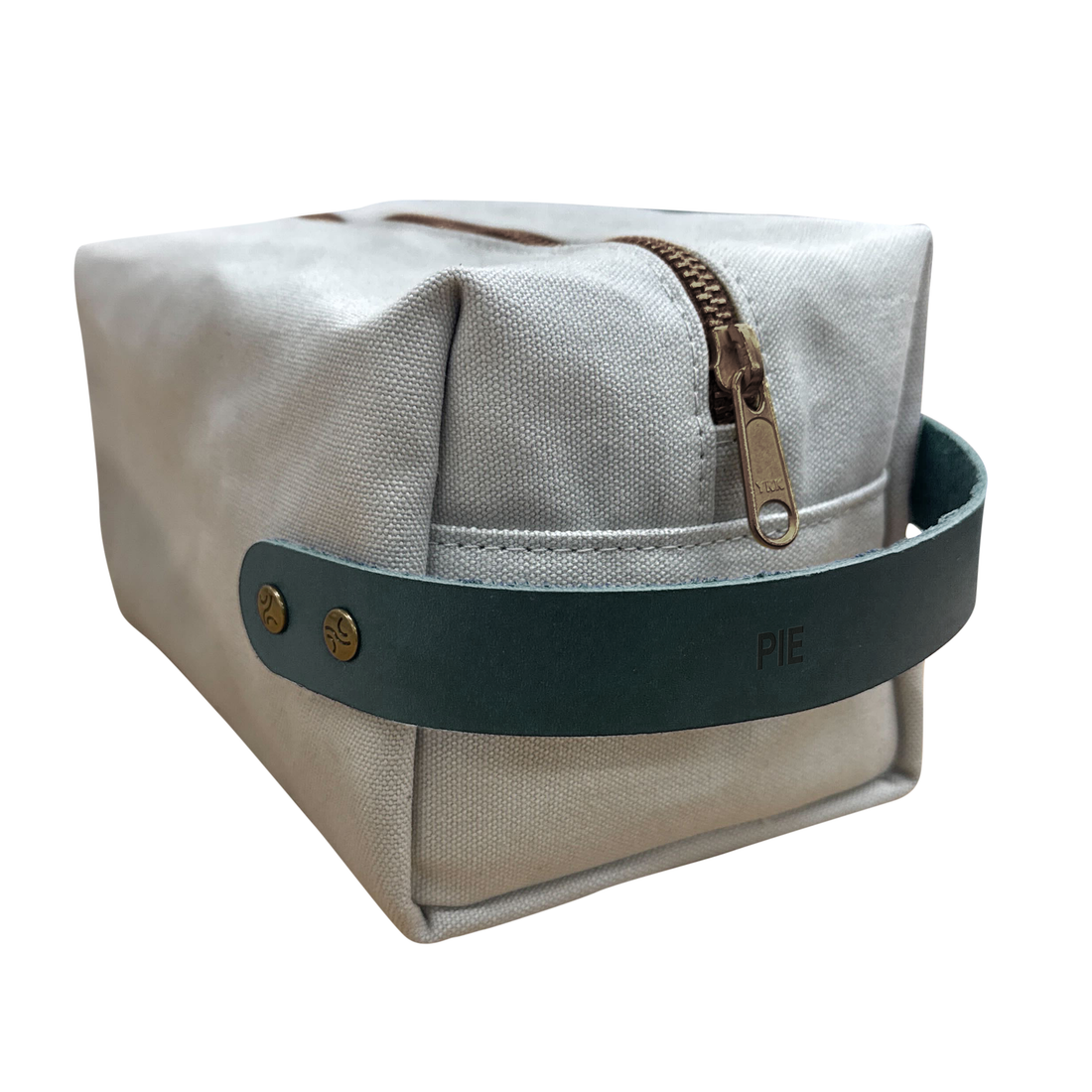 Personalized Canvas and Leather Dopp Kit