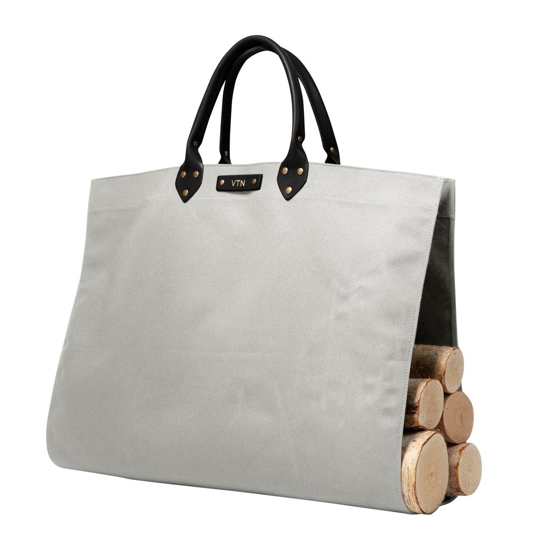 Personalized Canvas Log Carrier