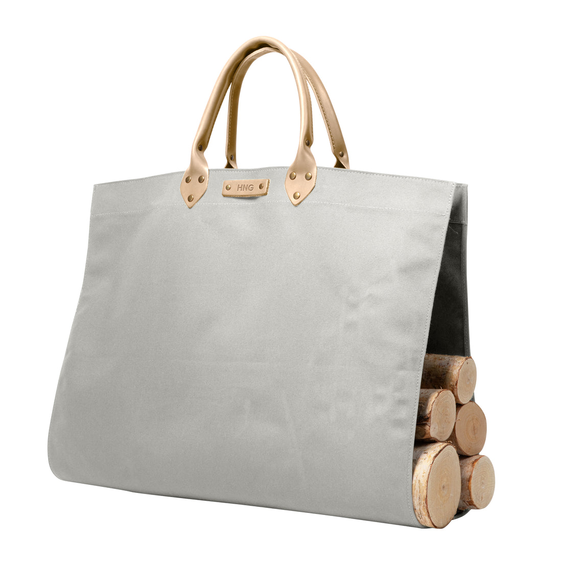 Personalized Canvas Log Carrier