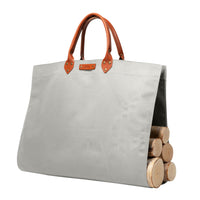 Personalized Canvas Log Carrier