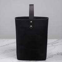 Leather Double Wine Carrier | Handcrafted Personalized Wine Tote