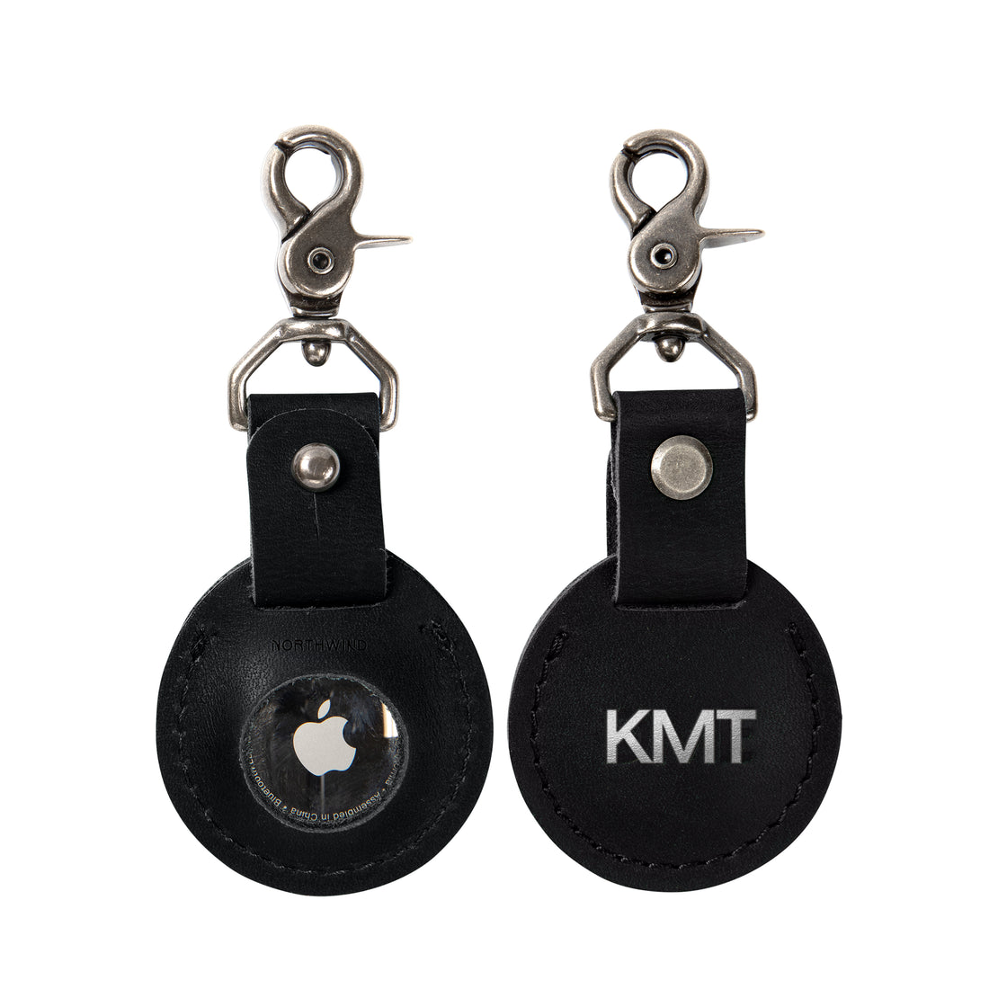 Personalized Leather AirTag Case