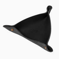 Personalized Leather Ring Tray