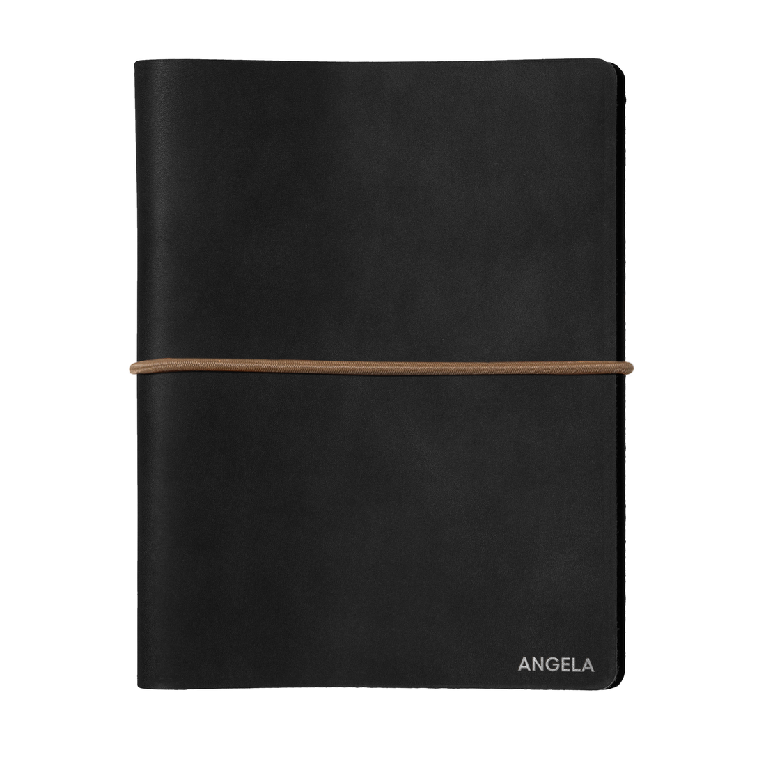 Refillable Large Notebook Sleeve with Stretch Cord | Handmade in the USA