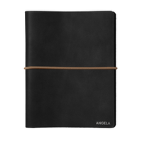 Refillable Large Notebook Sleeve with Stretch Cord | Handmade in the USA
