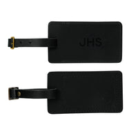 Personalized Sewn Leather Luggage Tag