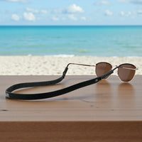 Monogrammed Leather Sunglass Strap