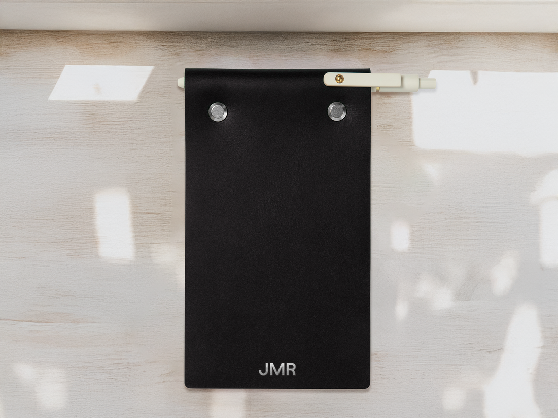 Personalized Leather Notepad Full Cover