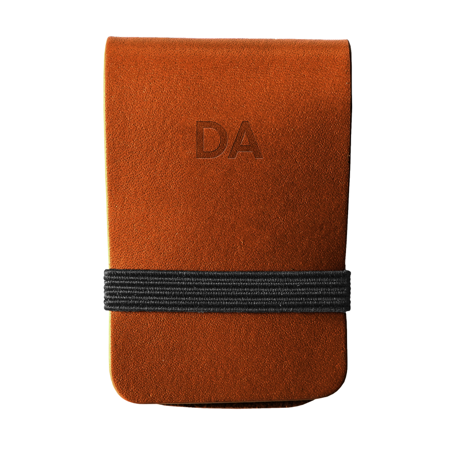 Leather Card Wallet with Elastic Band