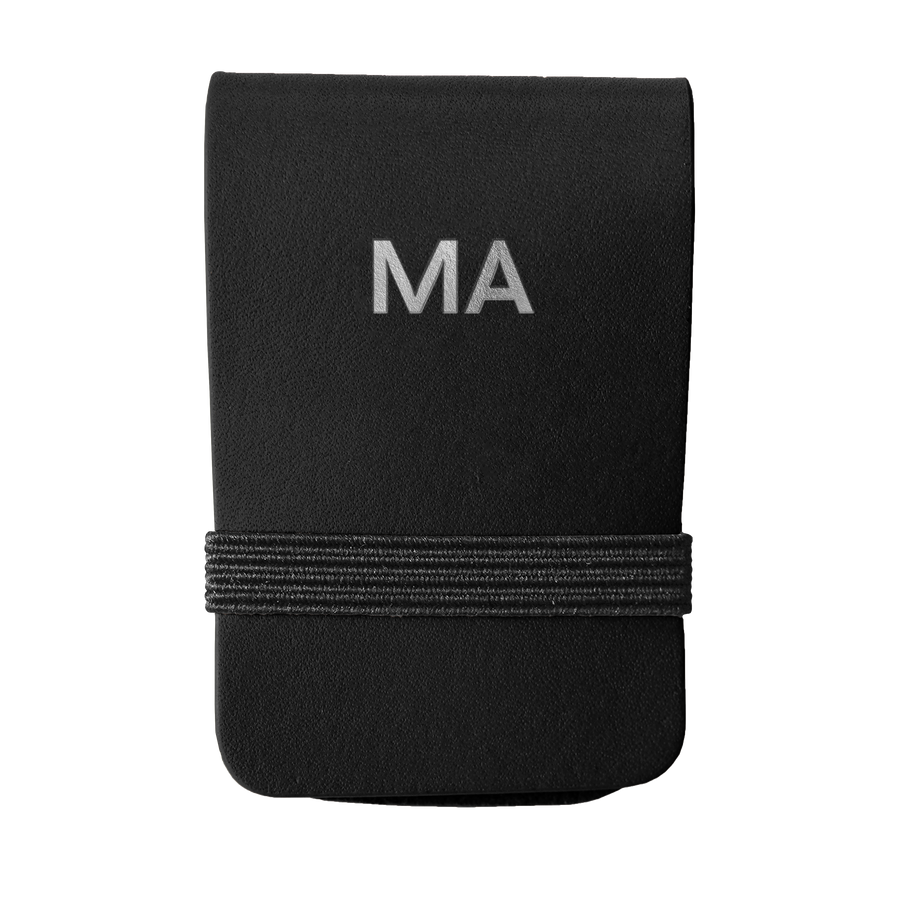 Leather Card Wallet with Elastic Band