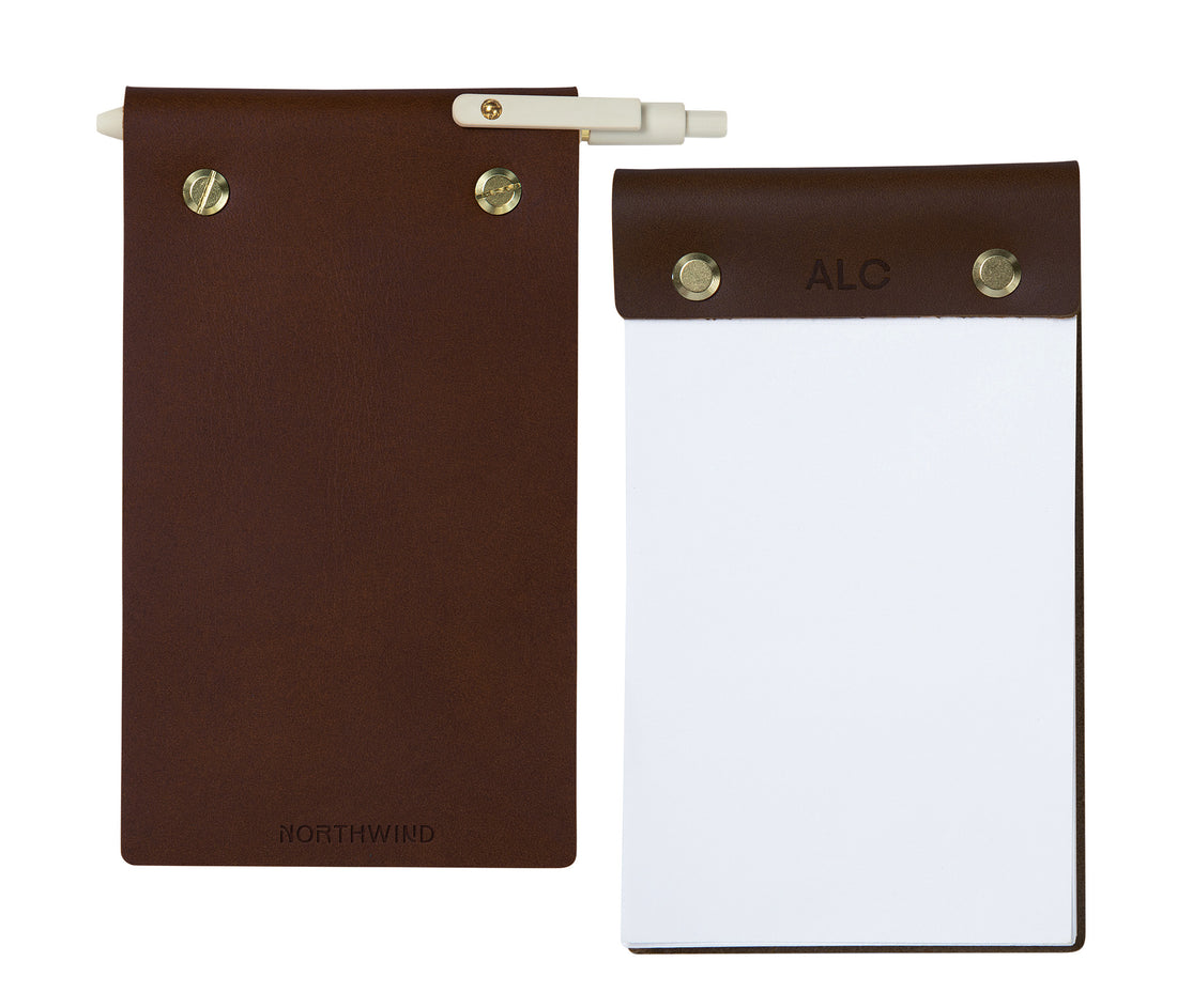 Personalized Leather Notepad