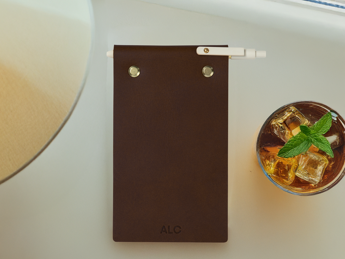 Personalized Leather Notepad Full Cover