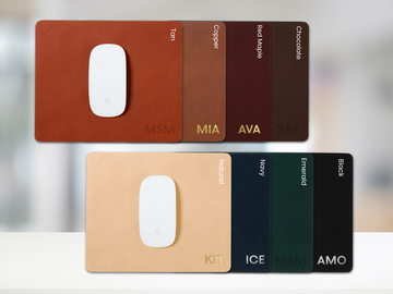 Personalized Leather Mousepad
