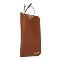 Personalized Leather Sunglass Case
