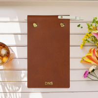 Personalized Leather Notepad Full Cover