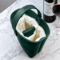 Leather Double Wine Carrier | Handcrafted Personalized Wine Tote