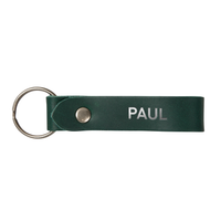 Personalized Leather Keychain