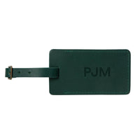 Personalized Sewn Leather Luggage Tag