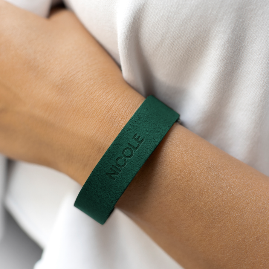 Personalized Leather Bracelet