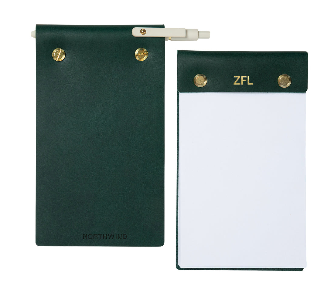 Personalized Leather Notepad