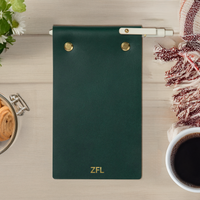 Personalized Leather Notepad Full Cover