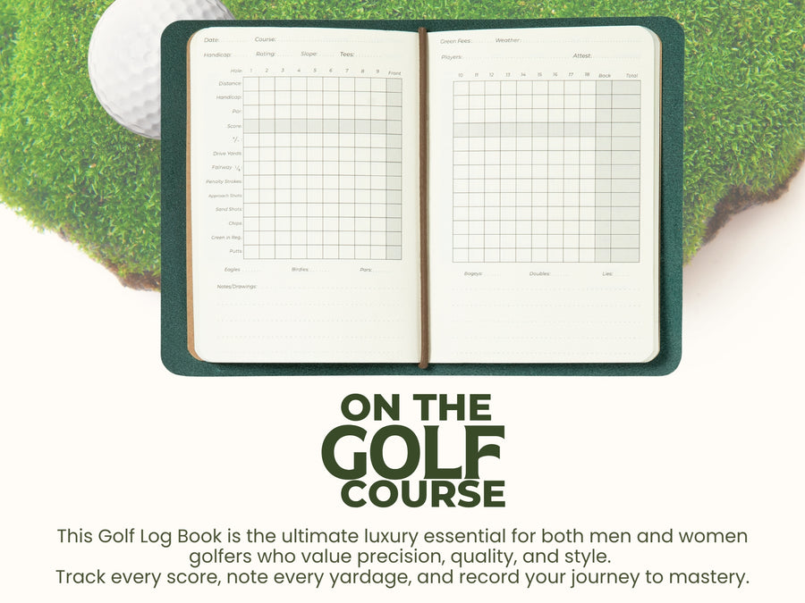 Personalized Golf Log Book