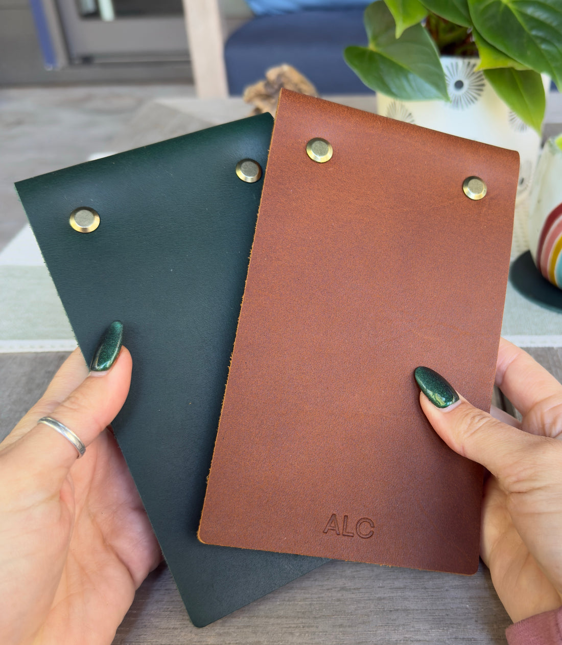 Personalized Leather Notepad Full Cover