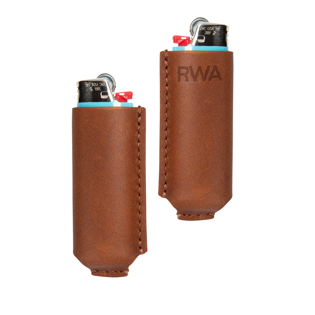 Personalized Leather Lighter Cover