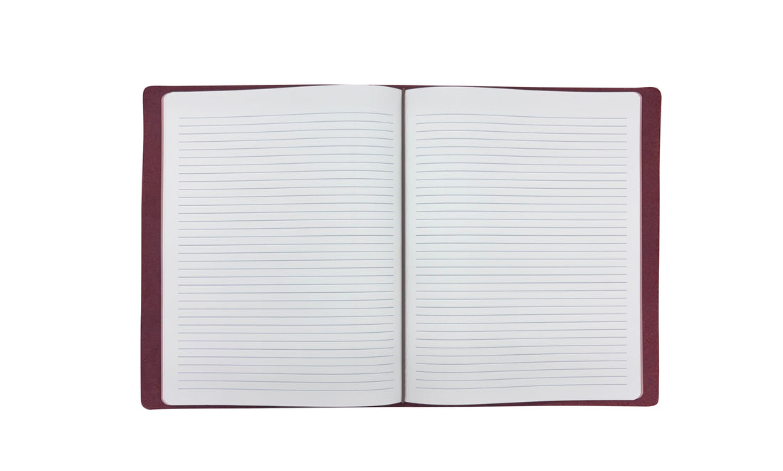 Refillable Large Notebook Sleeve with Stretch Cord | Handmade in the USA