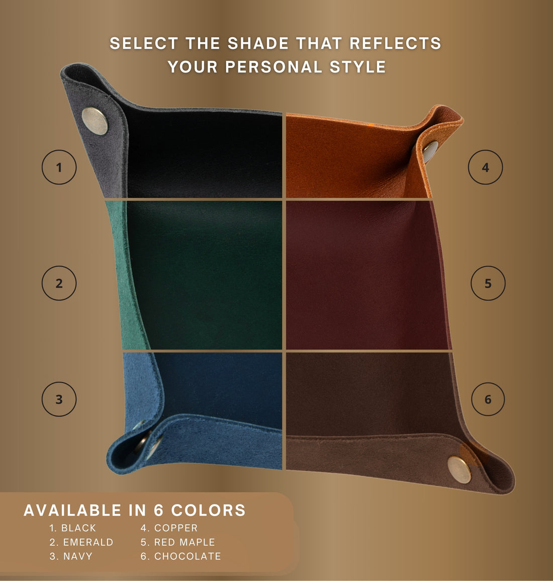 Personalized Snap Valet Tray