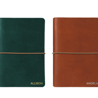Refillable Medium Notebook Sleeve with Stretch Cord | Handmade in the USA