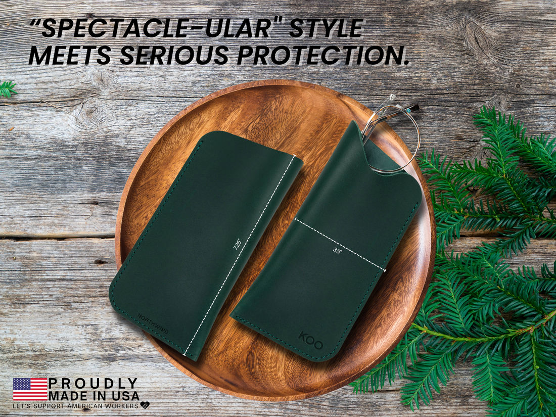 Personalized Leather Sunglass Case