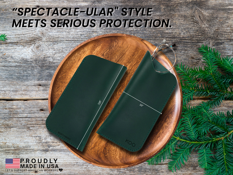 Personalized Leather Sunglass Case