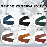 Monogrammed Leather Sunglass Strap