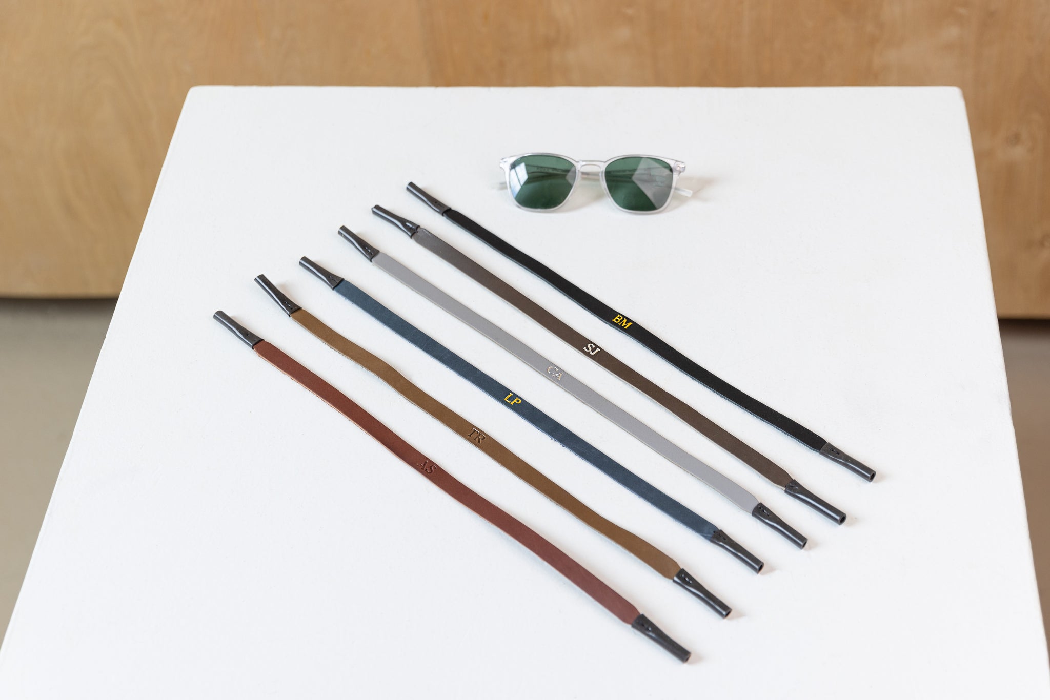Monogrammed Leather Sunglass Strap | Handcrafted Leather – Northwind Supply