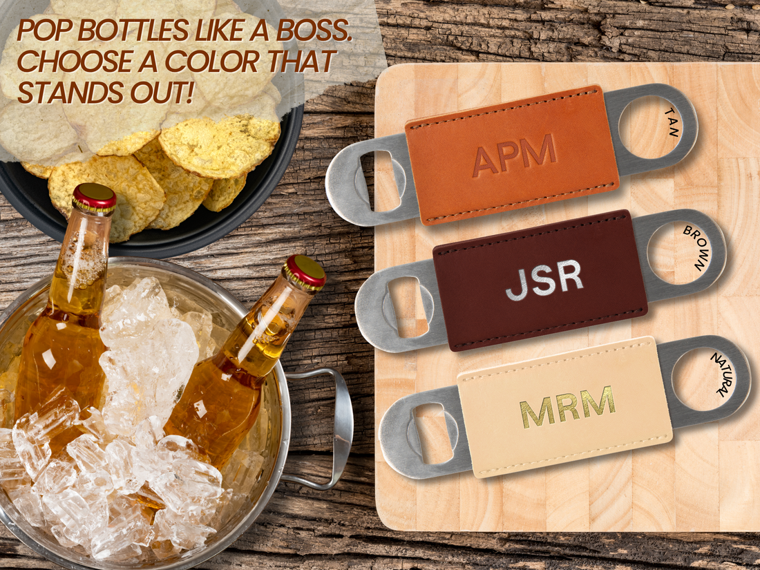 Leather Wrapped Bottle Opener