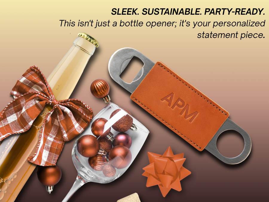 Leather Wrapped Bottle Opener