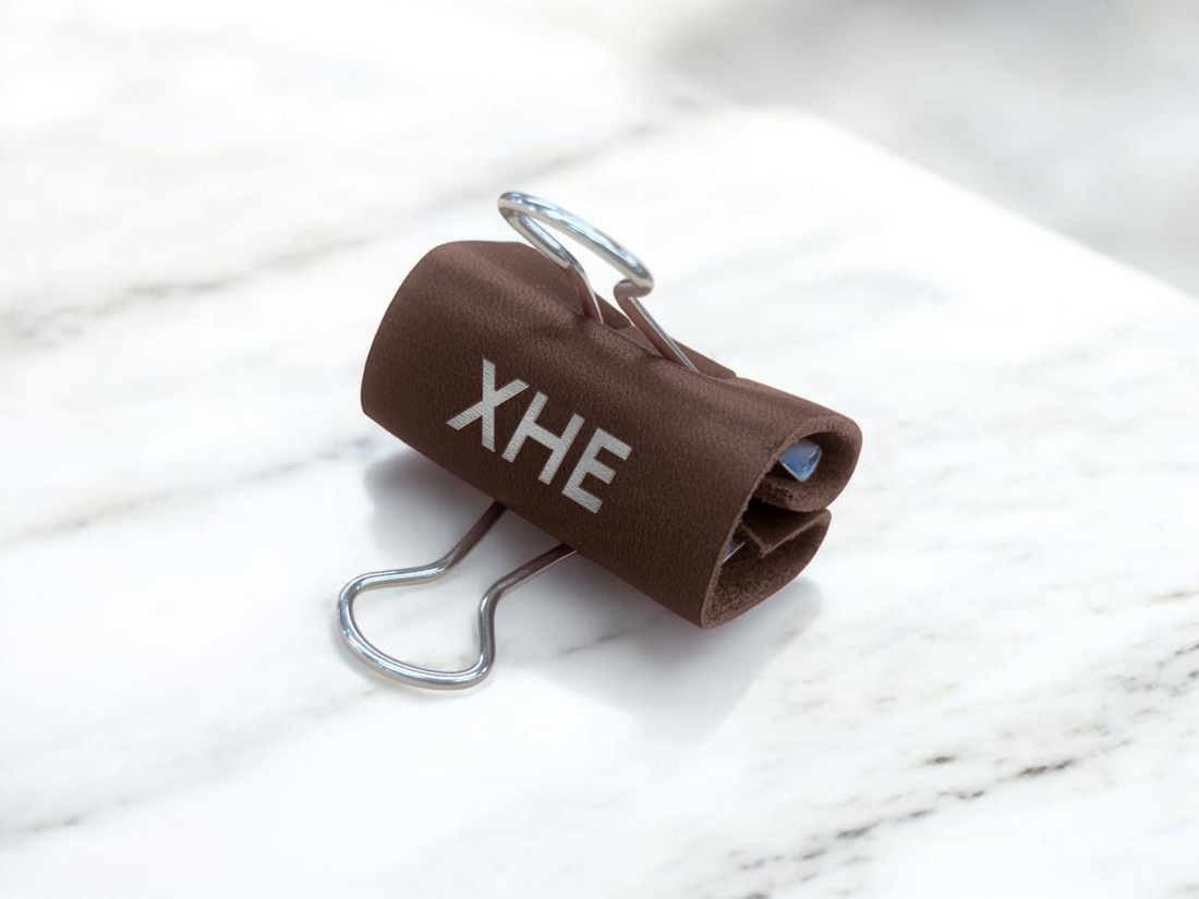 Personalized Leather Binder Clip (Set of 3) | Handcrafted | Northwind