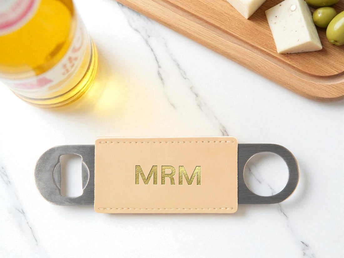 Leather Wrapped Bottle Opener