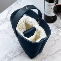 Leather Double Wine Carrier | Handcrafted Personalized Wine Tote