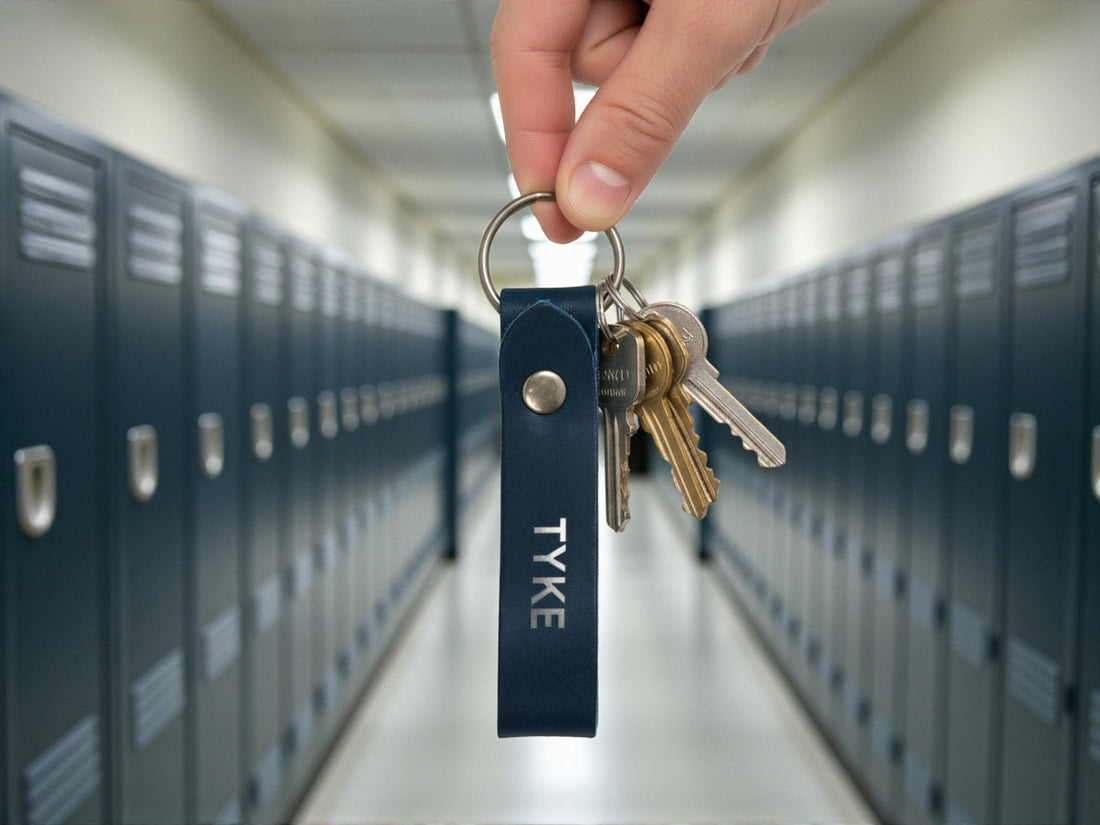 Personalized Leather Keychain