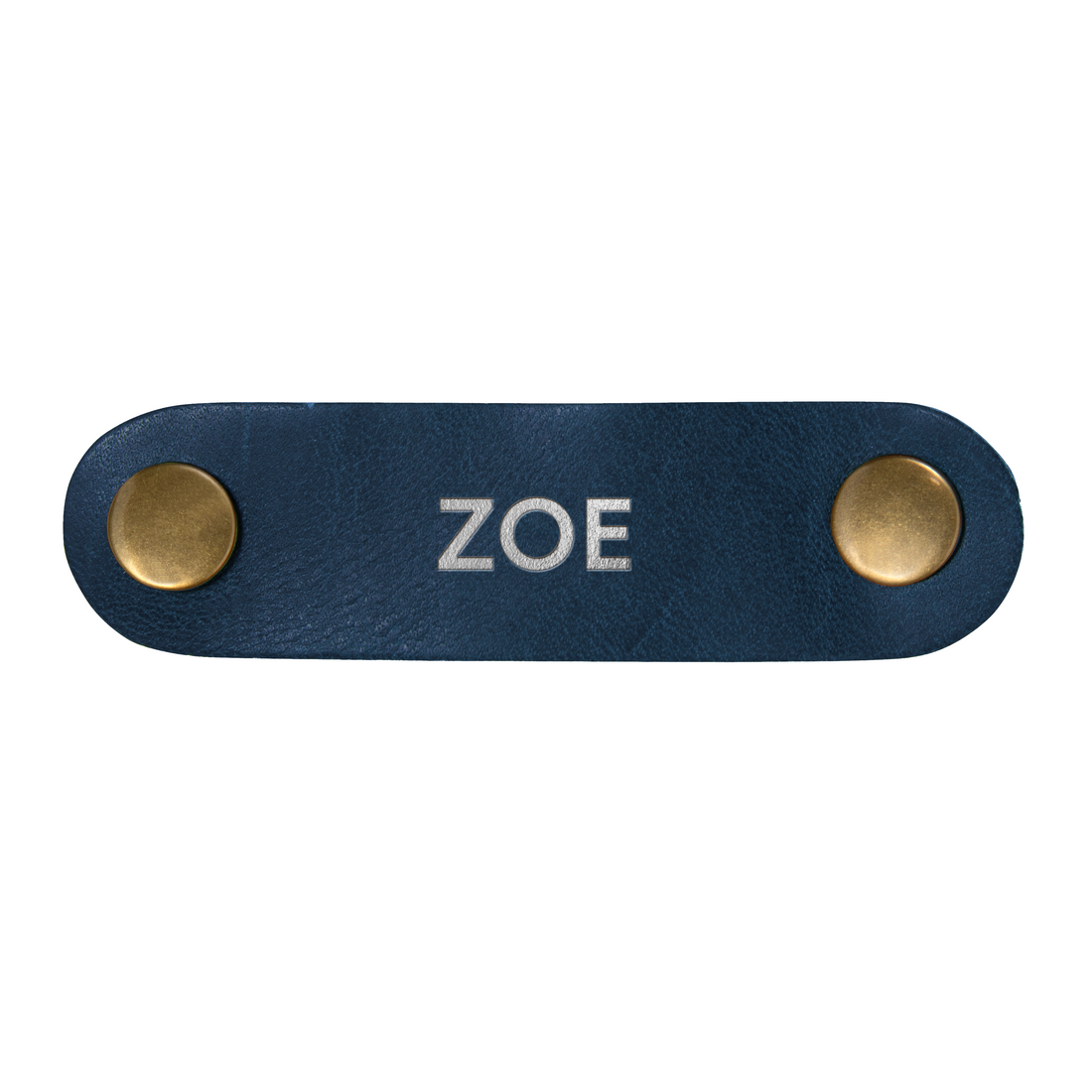 Personalized Leather Cord Keeper