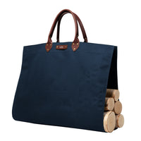 Personalized Canvas Log Carrier