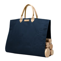 Personalized Canvas Log Carrier