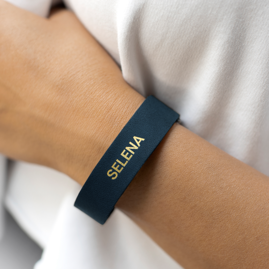 Personalized Leather Bracelet