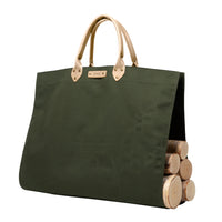 Personalized Canvas Log Carrier