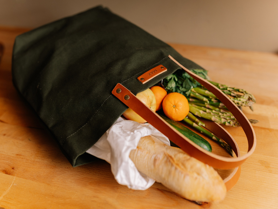 Personalized Canvas Market Tote