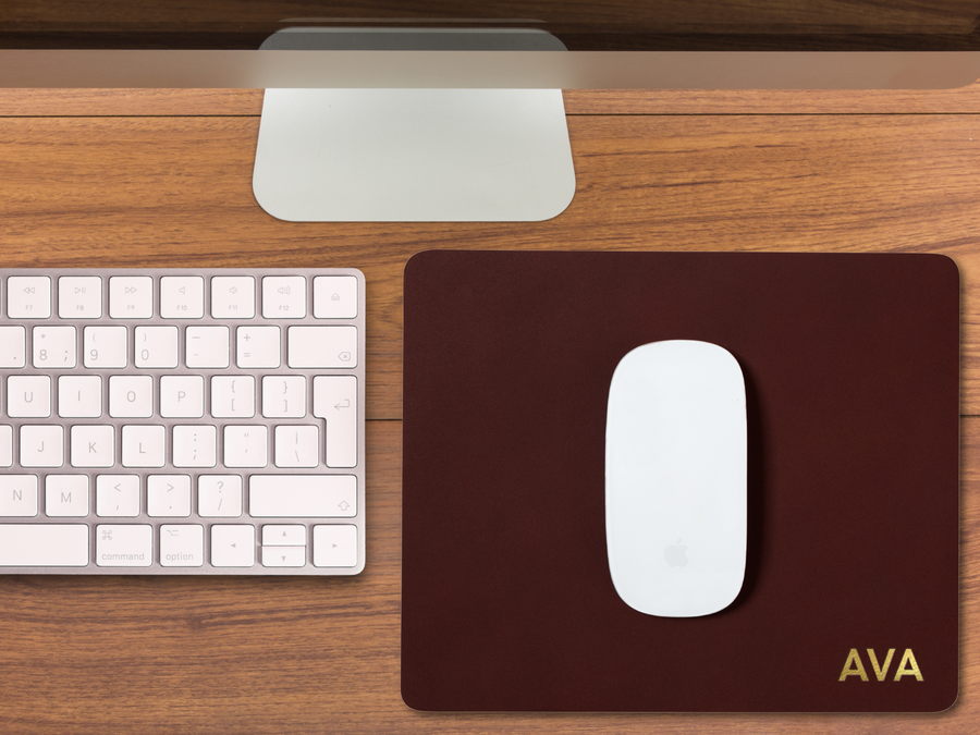 Personalized Leather Mousepad